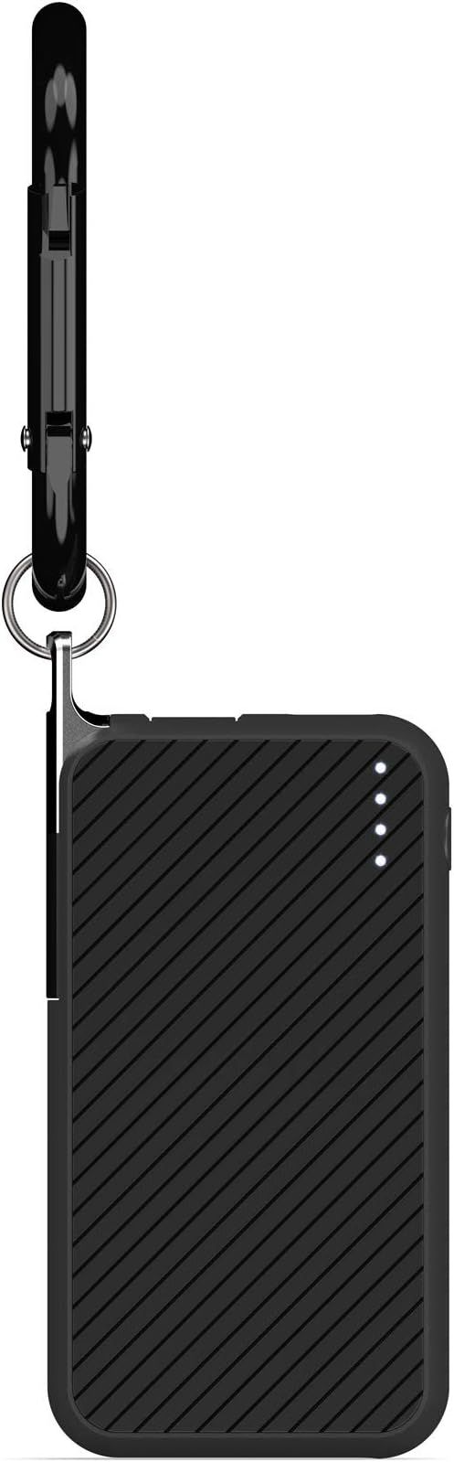 mophie PowerStation Keychain - Mini Portable Battery with Carabiner (1,200mAh) - Black (401102519... | Amazon (US)