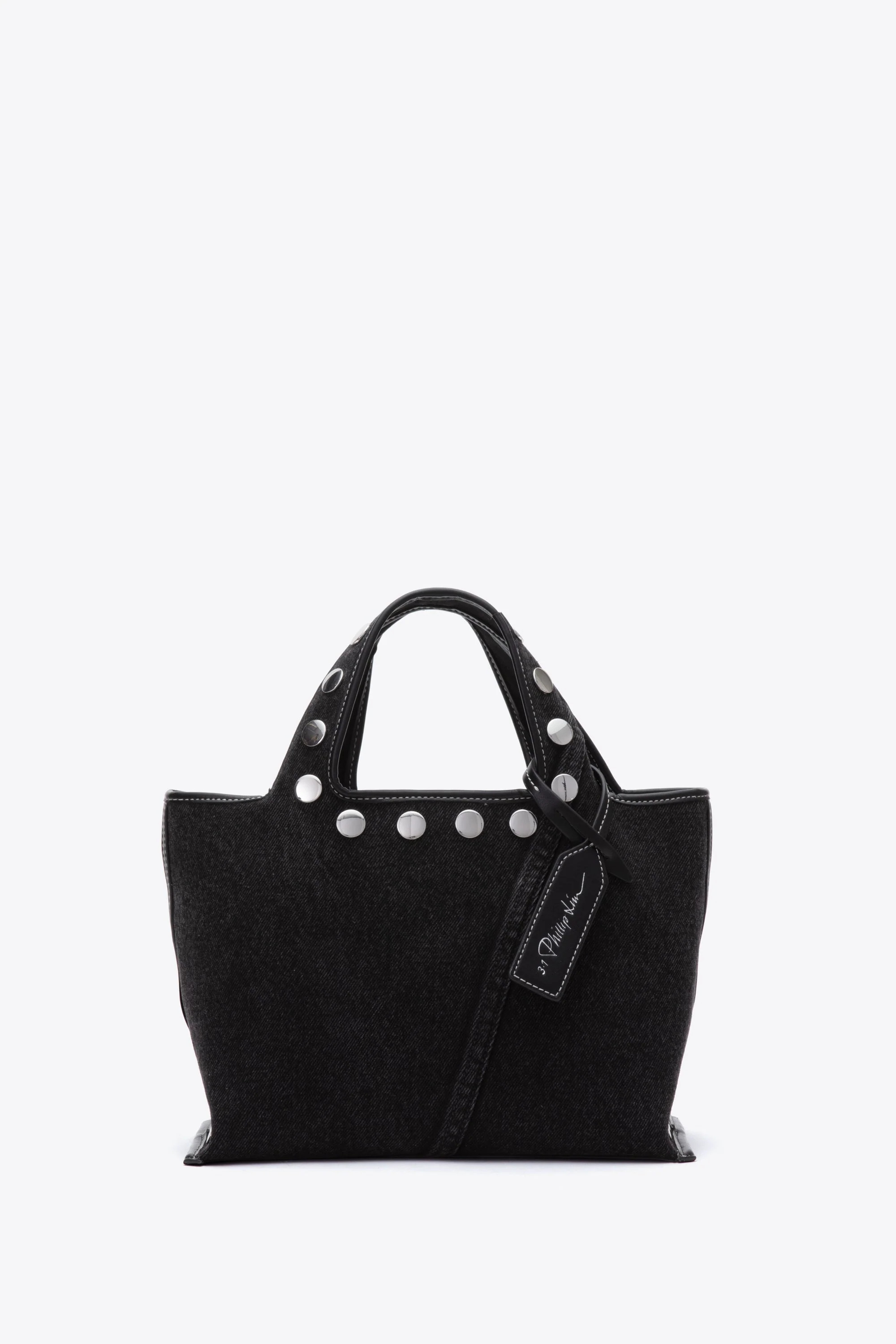 Denim Mini Market Tote with Studs | 3.1 Phillip Lim