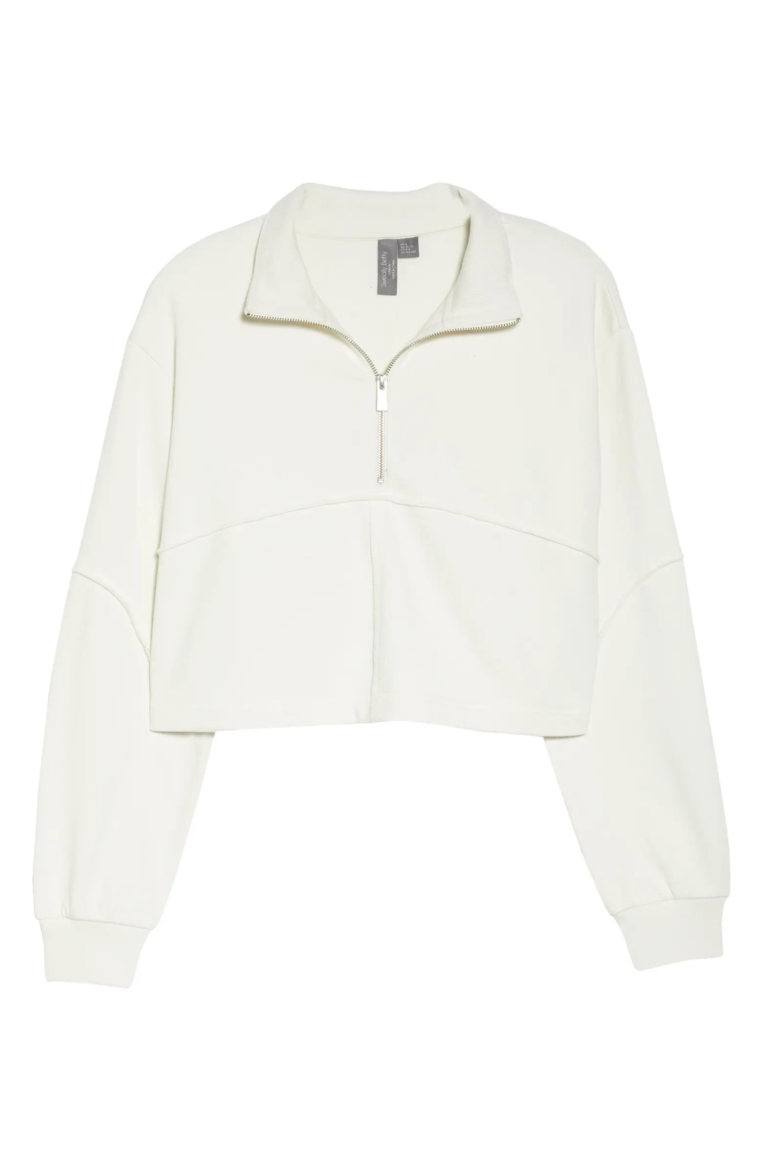 Revive Half Zip Crop Sweatshirt | Nordstrom