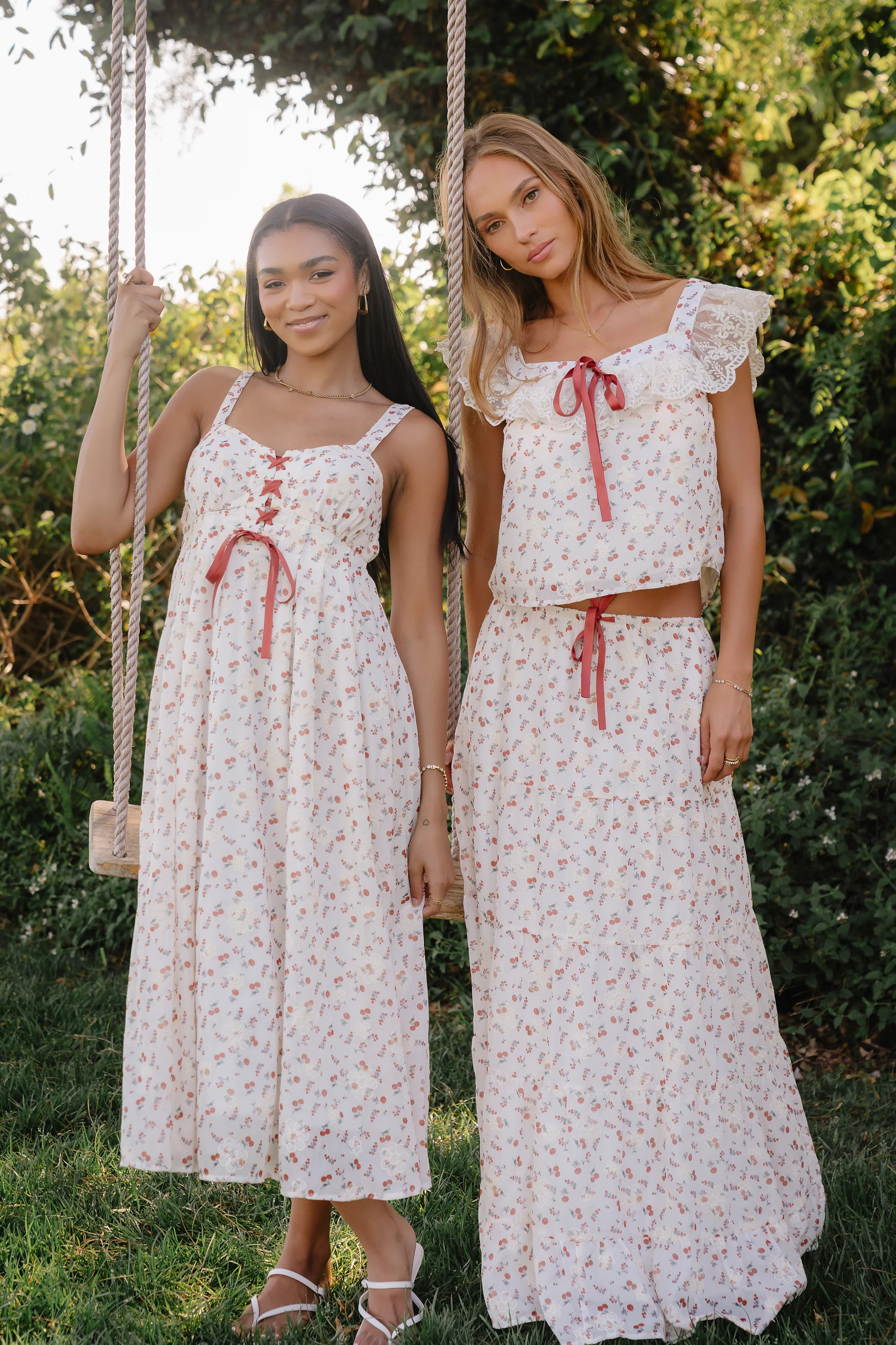 Simon Embroidered Top in Red | Böhme US