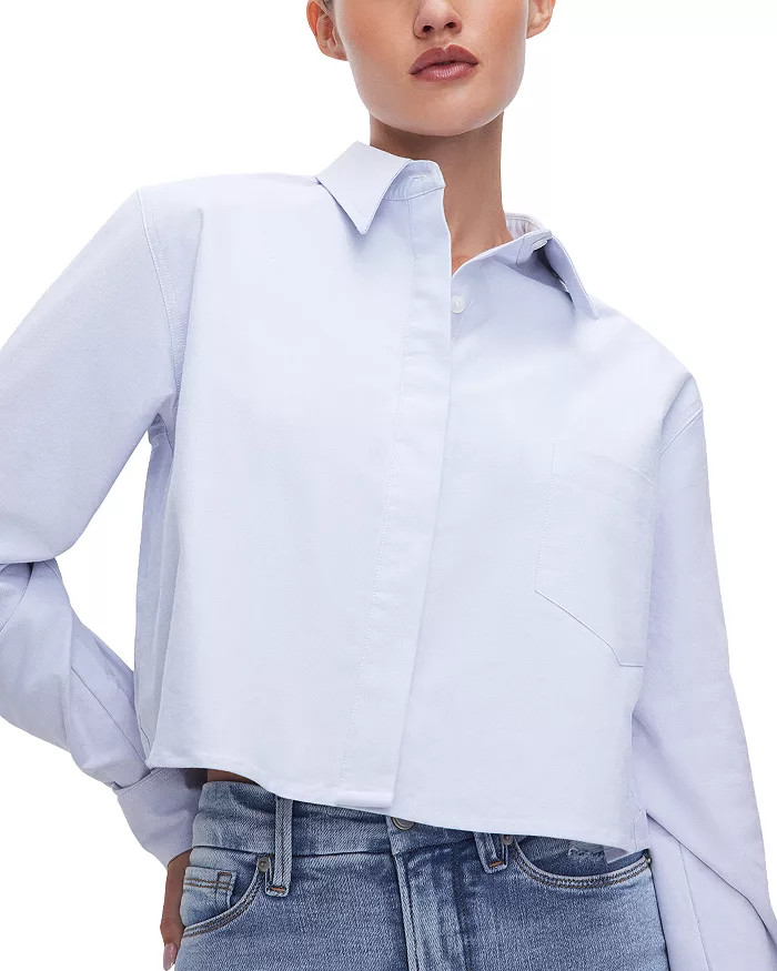 Oxford Cropped Shirt | Bloomingdale's (US)