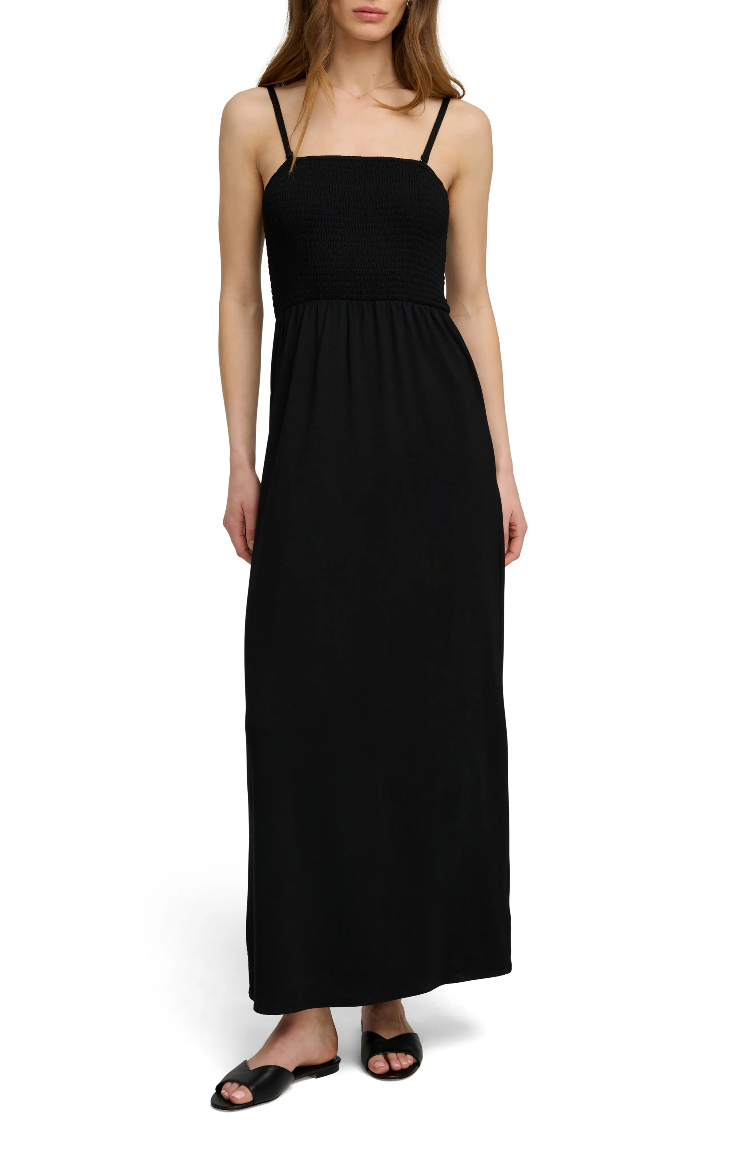 The Apartment Smocked Sleeveless Maxi Dress (Women) | Nordstrom | Nordstrom