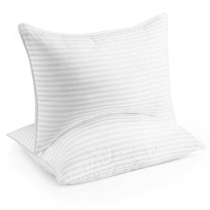 Beckham Hotel Collection Gel Pillow (2-Pack) - Luxury Plush Gel Pillow - Dust Mite Resistant & Hy... | Amazon (US)