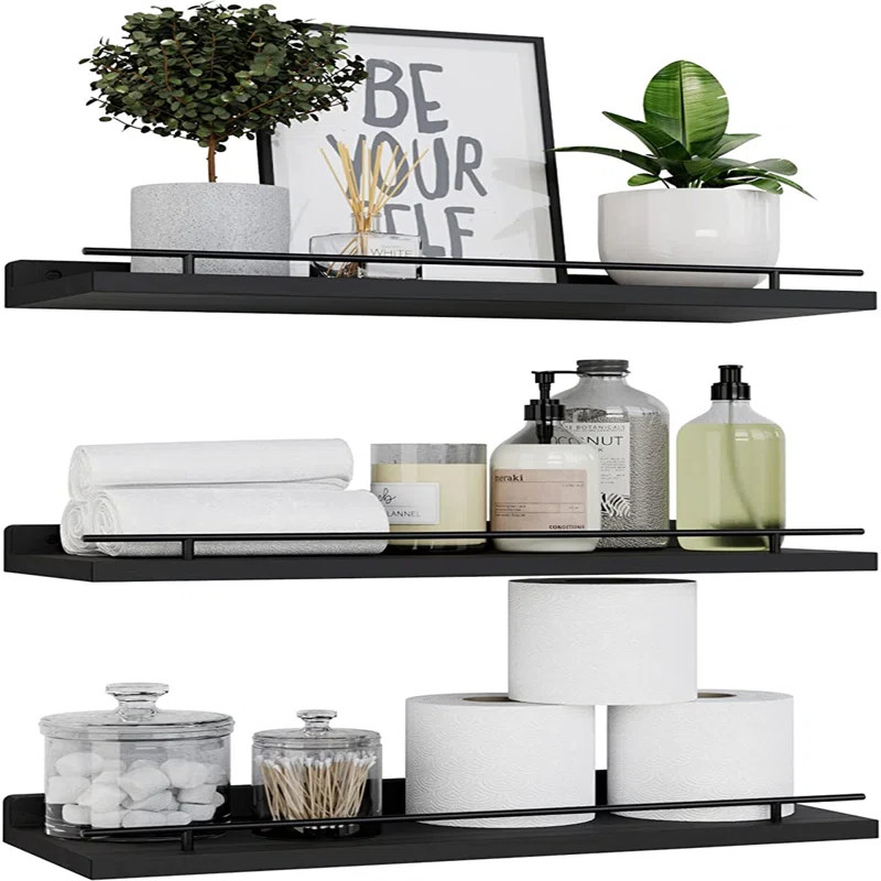 Kinnu 3 Piece Floating Shelf | Wayfair North America