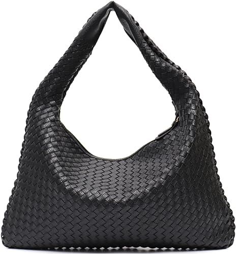 Fashion Woven Bag Shopper Bag Travel Handbags Shoulder Bag Dumplings Bag Underarm Handbags Purses | Amazon (US)