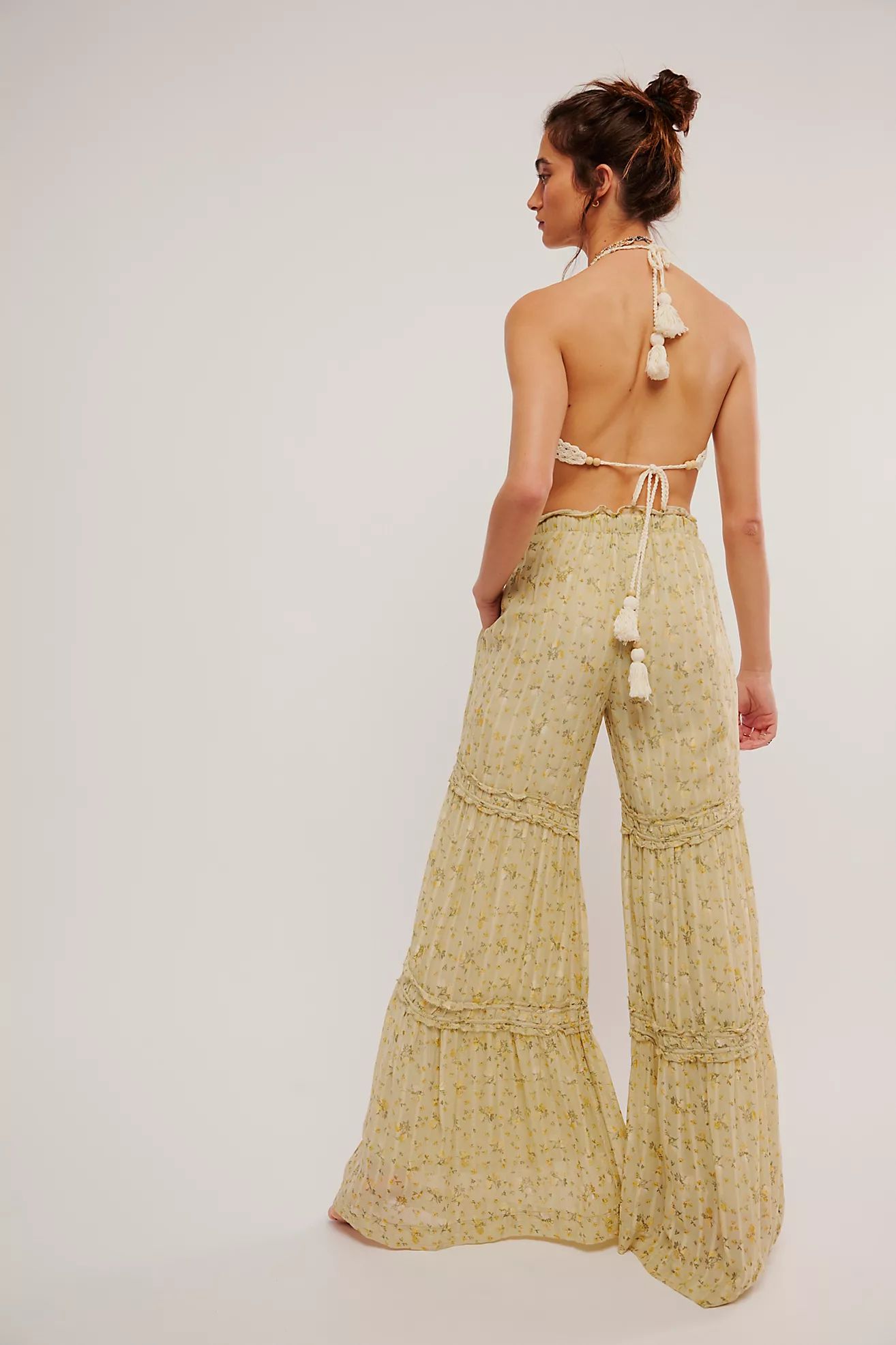 Emmaline Tiered Pull-On Pants | Free People (Global - UK&FR Excluded)