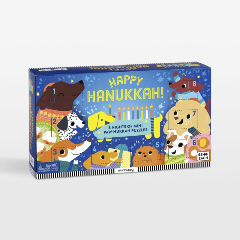Happy Hanukkah! Kids Countdown Puzzle | Crate & Kids | Crate & Barrel