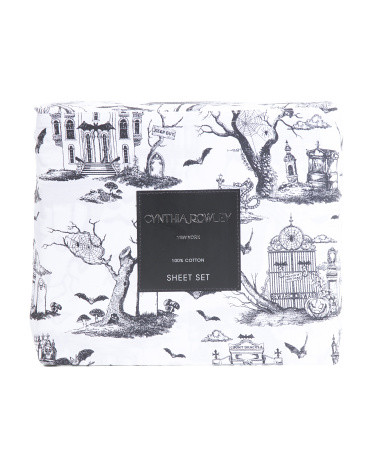 Haunted Toile Sheet Set | TJ Maxx