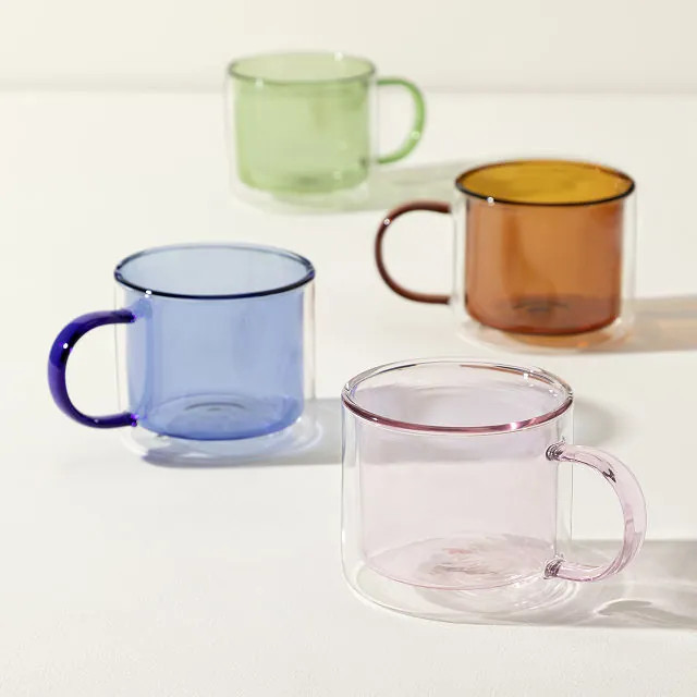Floating Color Glass Mug | UncommonGoods
