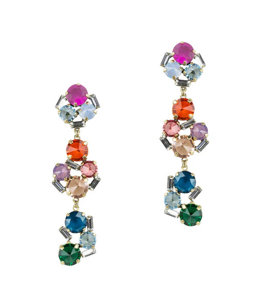 CHARLOTTE STATEMENT EARRINGS IN MULTI | Loren Hope Designs