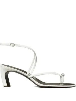 Pierced strappy sandals | Farfetch Global