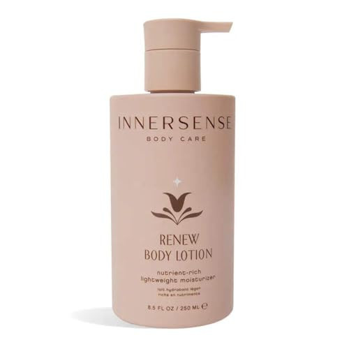 INNERSENSE Organic Beauty - Renew Body Lotion | Non-Toxic, Cruelty-Free, Nutrient-Rich Lightweight Moisturizer (8.5 fl oz | 250 ml) | Amazon (US)