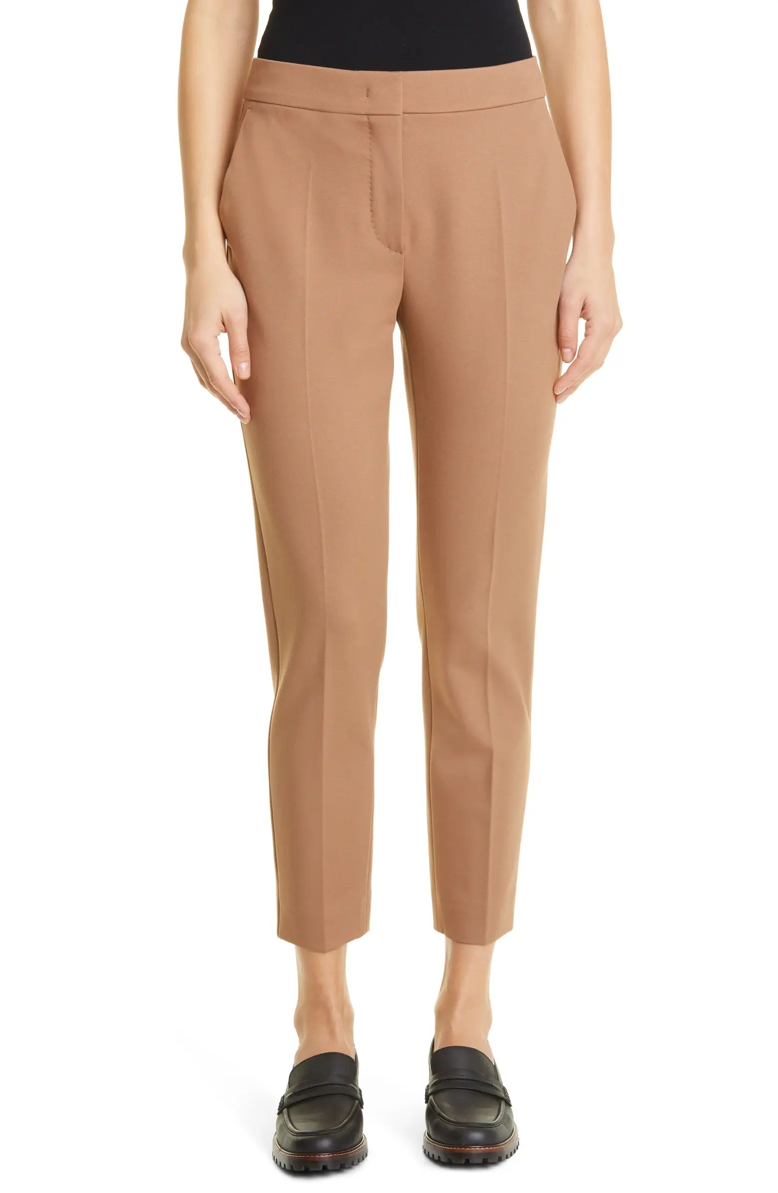 Pegno Slim Fit Jersey Ankle Trousers | Nordstrom