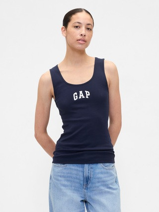 Gap Logo Ribbed Tank Top | Gap Factory