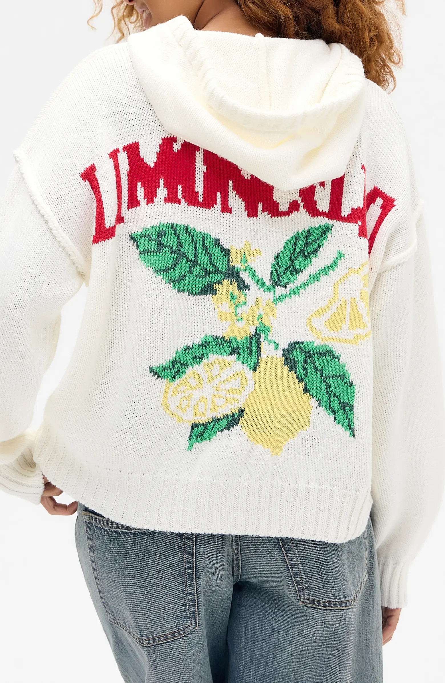 Limoncello Button-Up Graphic Hoodie Cardigan | Nordstrom