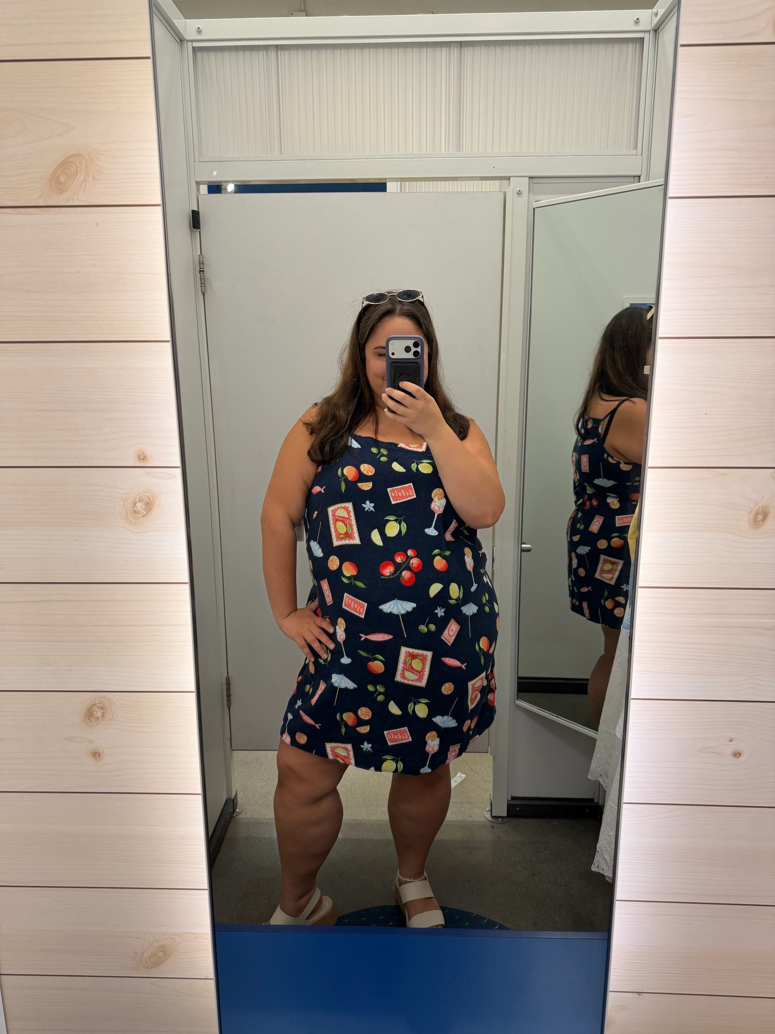 Plus size friendly shift dress from old navy wearing 2x

#LTKPlusSize #LTKSaleAlert #LTKSeasonal