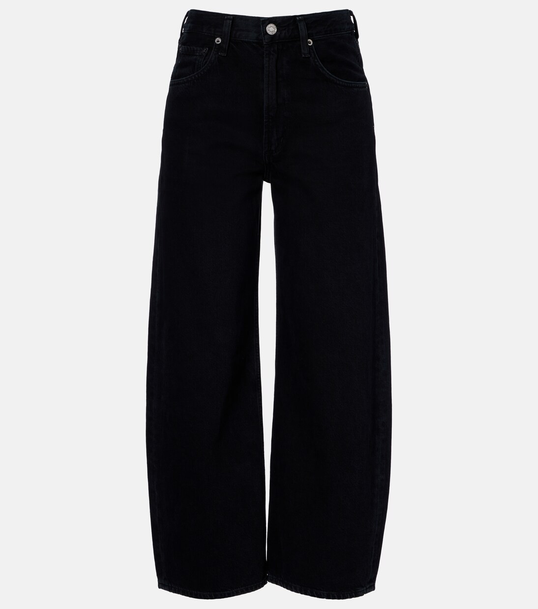 Low Curve cropped mid-rise barrel-leg jeans | Mytheresa (US/CA)