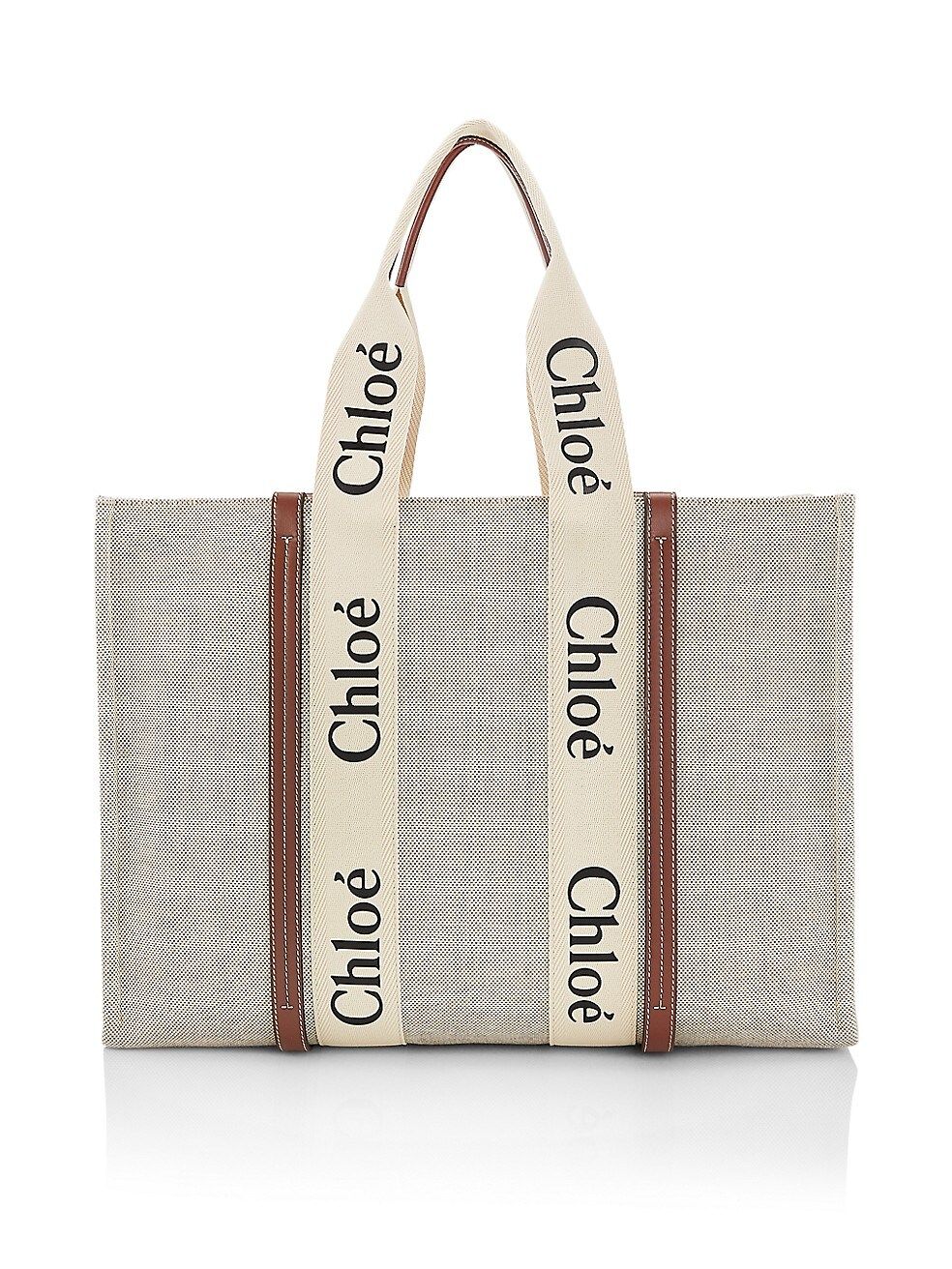 Chloé Large Woody Canvas Tote | Saks Fifth Avenue