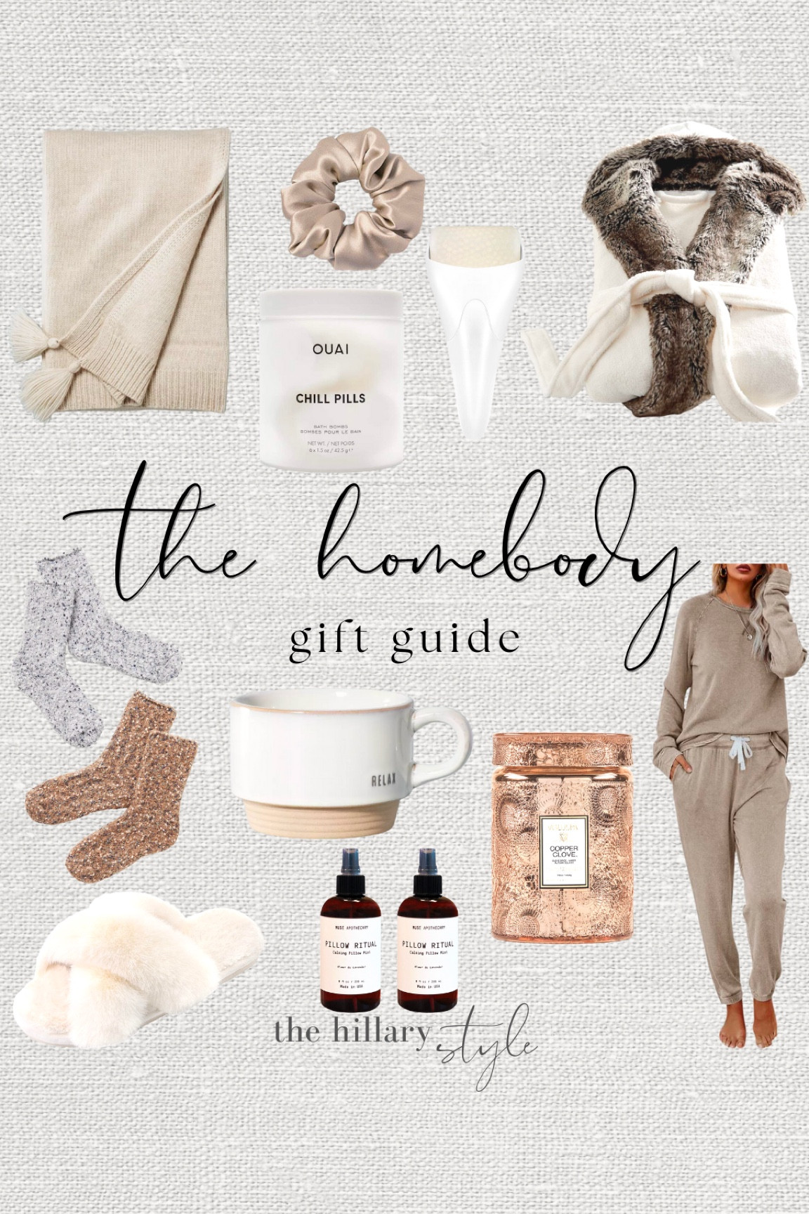 Gift Guide: The Homebody

Gifts // Gift Guide // Homebody // Spa // Holiday // Christmas // Christmas Gifts // Holiday Gifts // Gifts For Her // 

#LTKbeauty #LTKunder50 #LTKHoliday