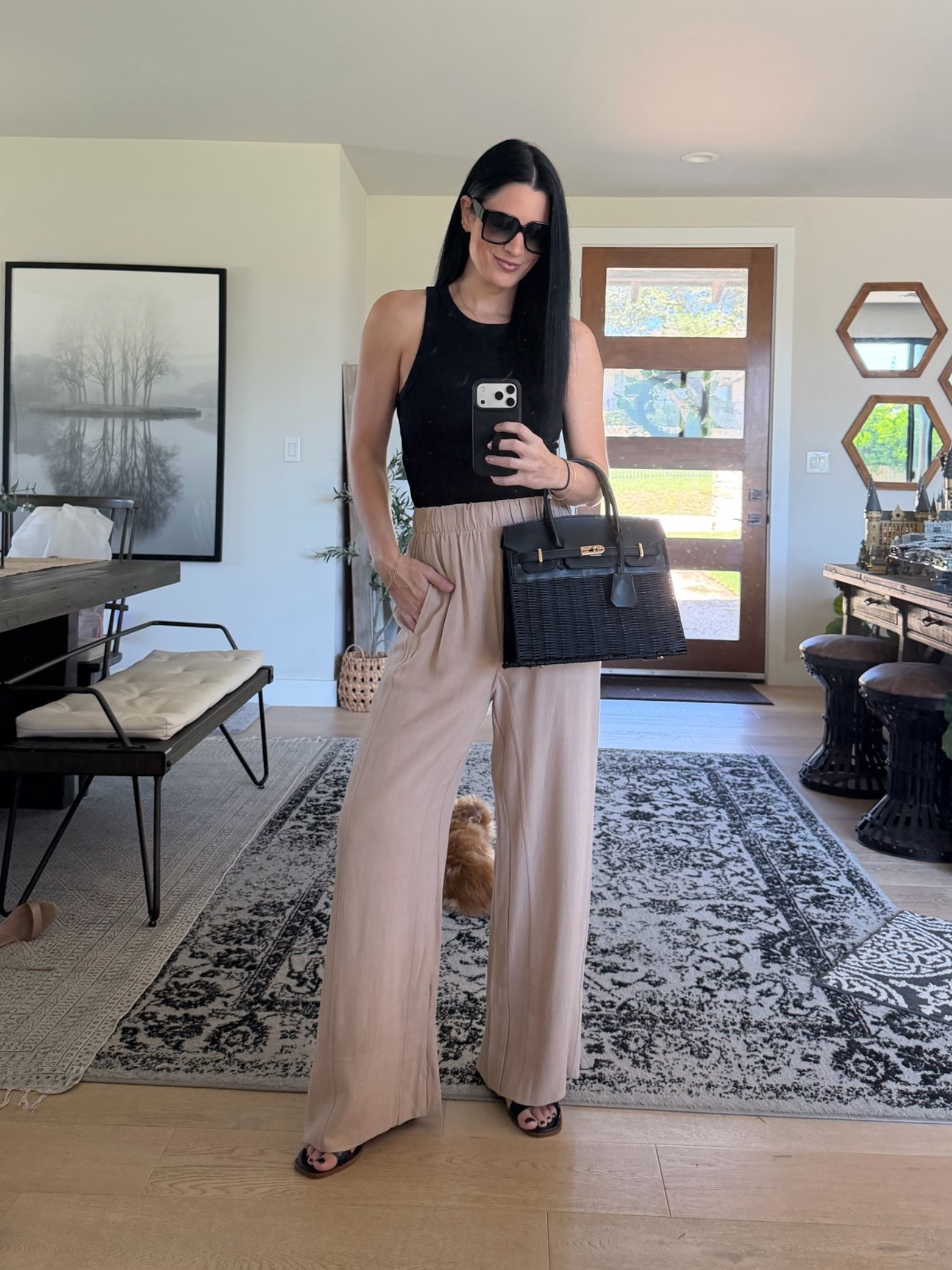 Just got in the new wide leg pants for summer and they are so comfortable! I’m wearing the size small and they’re under $30!

My wicker bag is 20% off with code 20ASHLEY.

#LTKSaleAlert #LTKOver40 #LTKTall