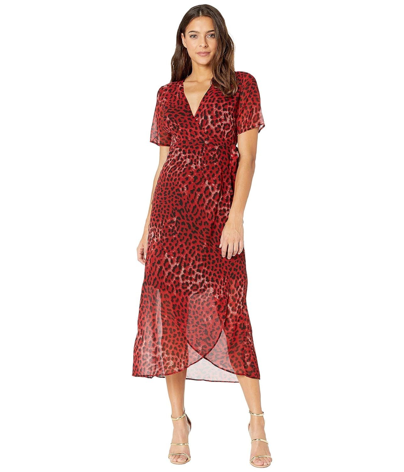 Bardot Women's Leopard Wrap Dress | Amazon (US)