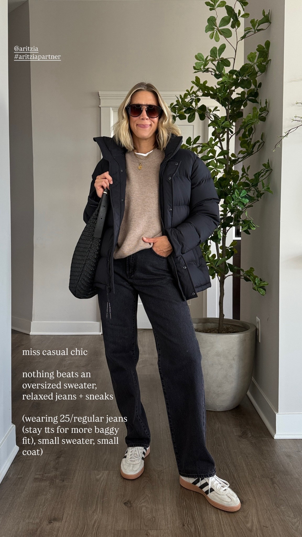 Wearing 25/regular jeans (sized down one, stay tts for looser fit), small sweater, small puffer coat

@aritzia #aritziapartner #ad #liketkit

#LTKFindsUnder100 #LTKStyleTip #LTKOver40