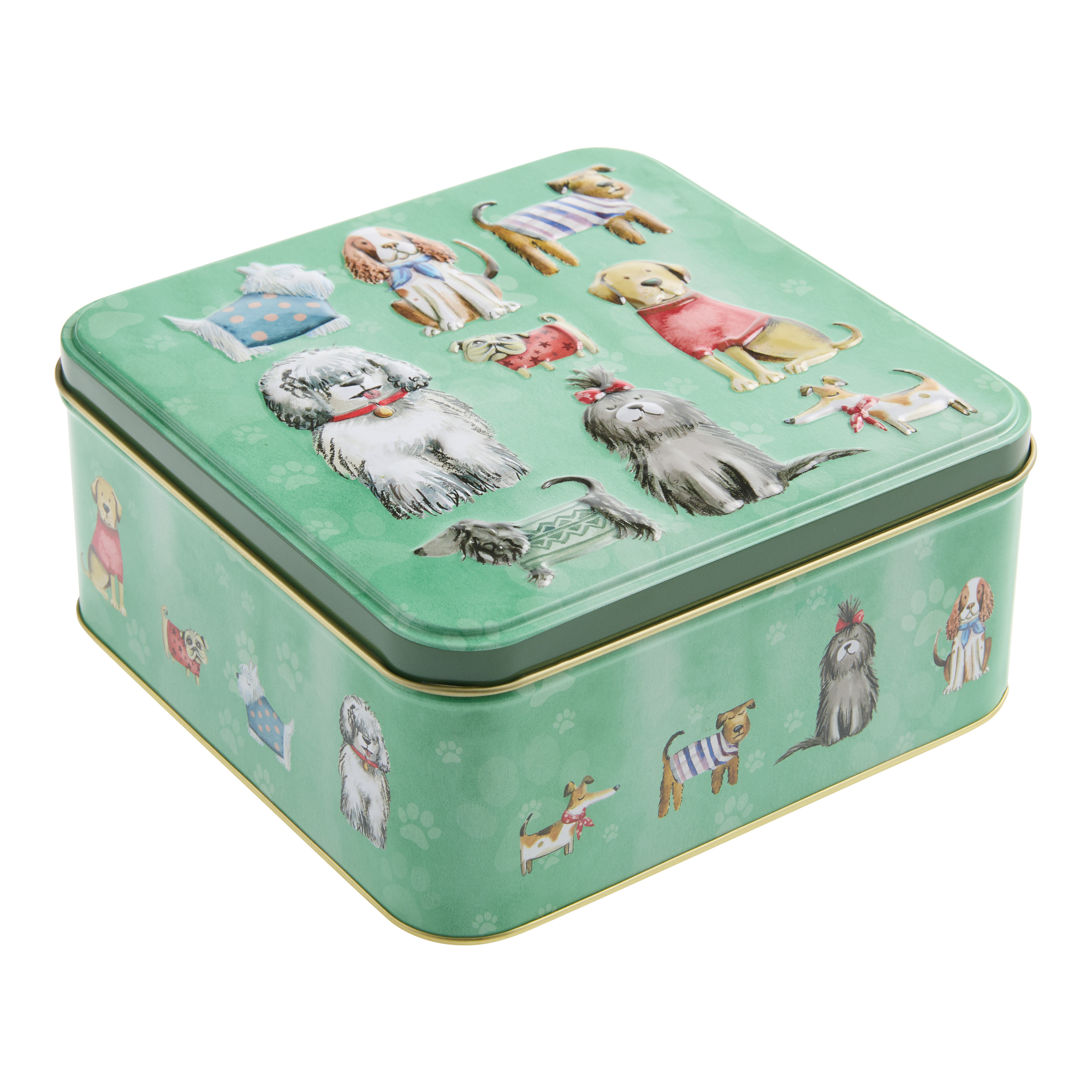 Grandma Wild's Assorted Cookie Dog Tin | World Market