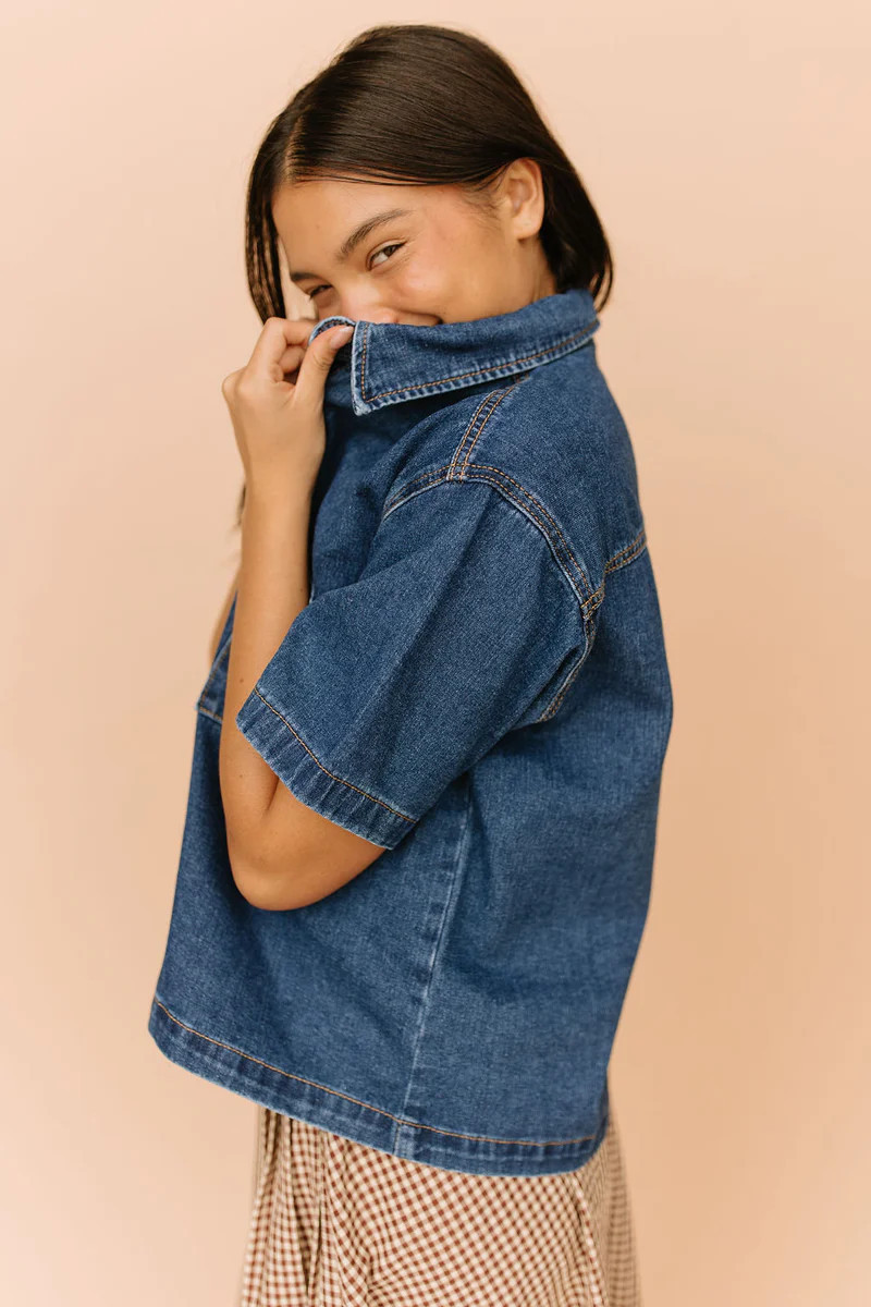 Lucy Denim Top | Henly