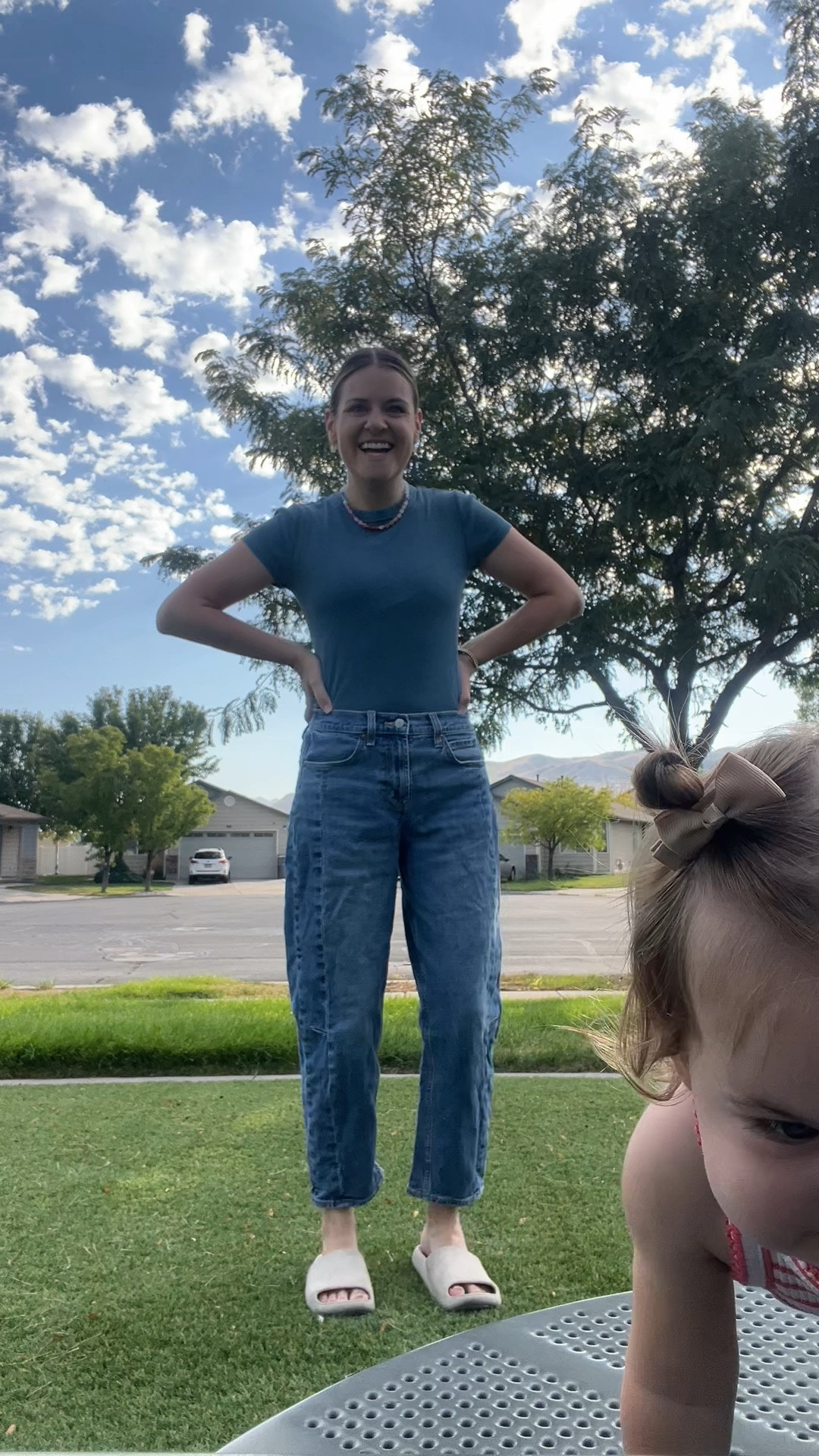 Ootd. Outfit of the day. Mom fashion. Mom outfit. Comfy outfit. Old navy finds. Sale alert. Barrel jeans  

#LTKSeasonal #LTKFindsUnder50 #LTKSaleAlert