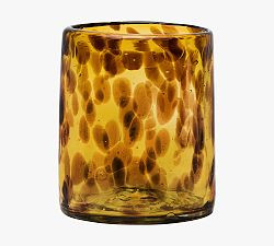 Tortoise Double Old Fashioned Glass Set | Pottery Barn (US)
