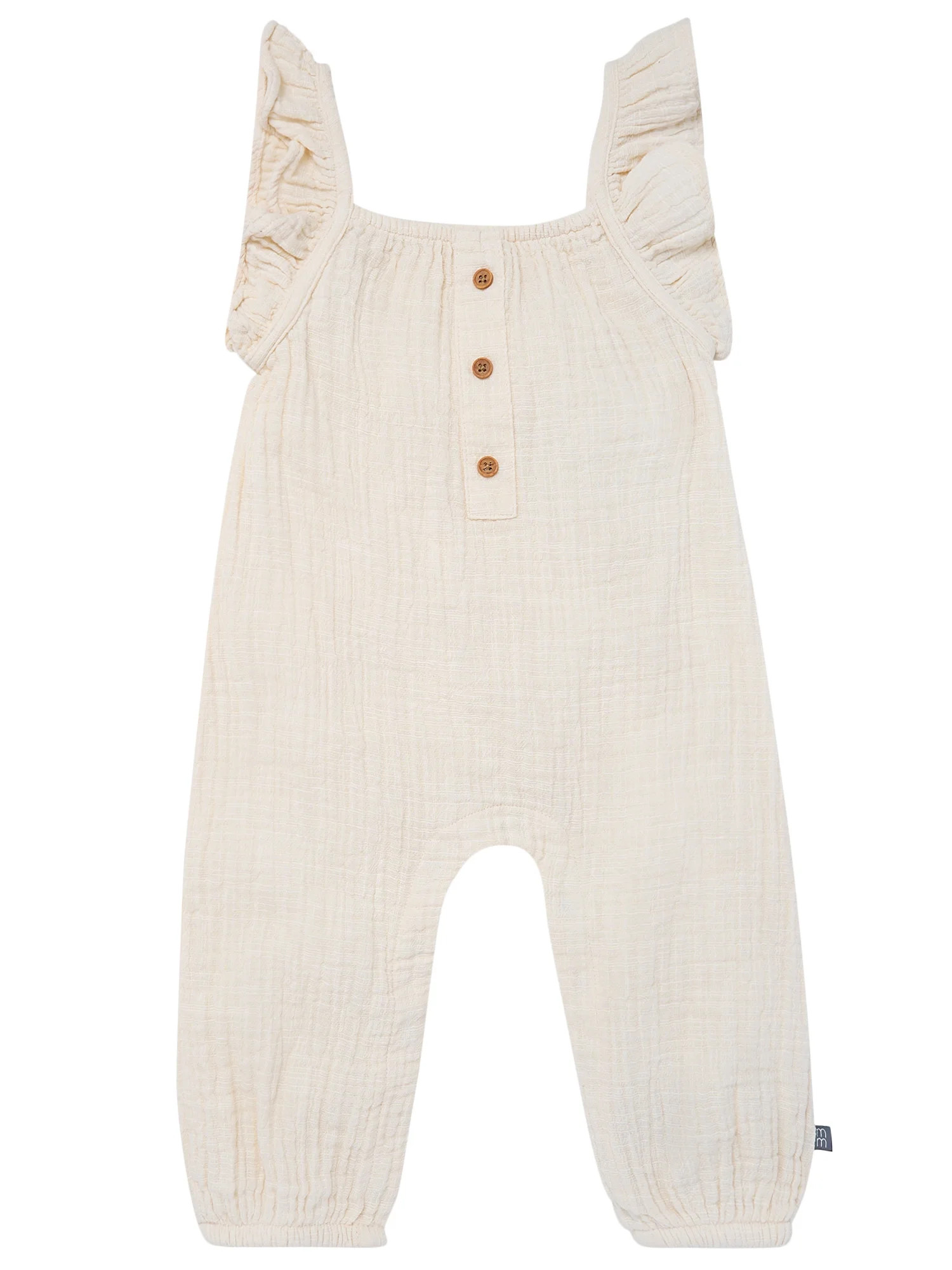 Modern Moments by Gerber Baby Girl Long Leg Romper, Sizes 0/3 Months - 24 Months | Walmart (US)