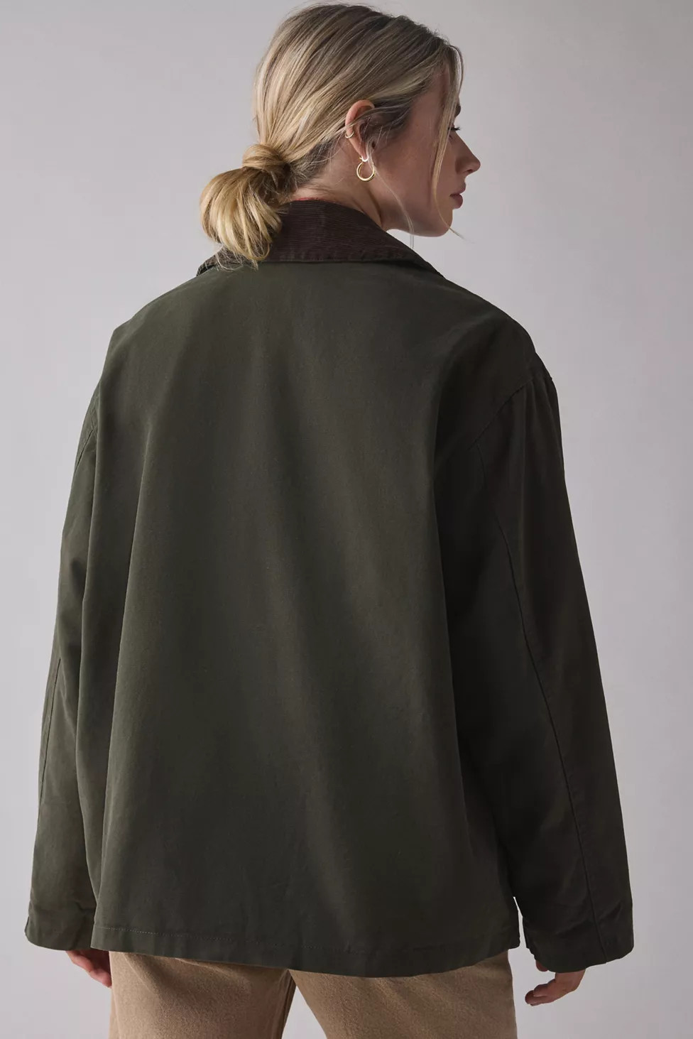 BDG Nina Flannel Lined Cotton Canvas Barn Jacket | Urban Outfitters (US and RoW)