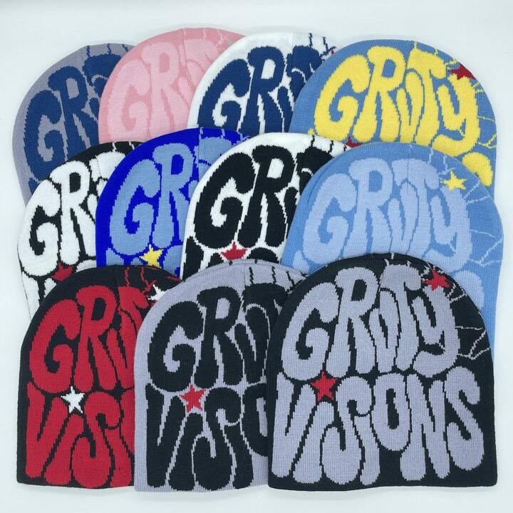 Men's Spider Web & Letter Design Fashionable Beanie Cap, Suitable For Daily Wear Street | SHEIN