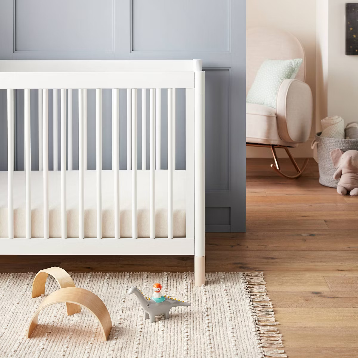 Fitted Jersey Crib Sheet Knit Oatmeal Heather - Cloud Island™ Oatmeal | Target