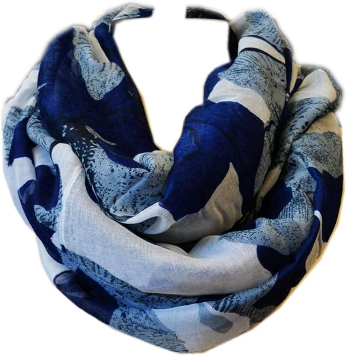 Scarf Tradinginc Floral Light Weight X Large Infinity Scarf | Amazon (US)
