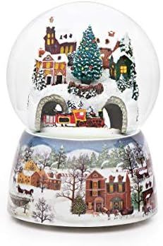 Amazon.com: MacKenzie-Childs Westminster Deer Snow Globe and Music Box, Christmas Decoration, Hol... | Amazon (US)