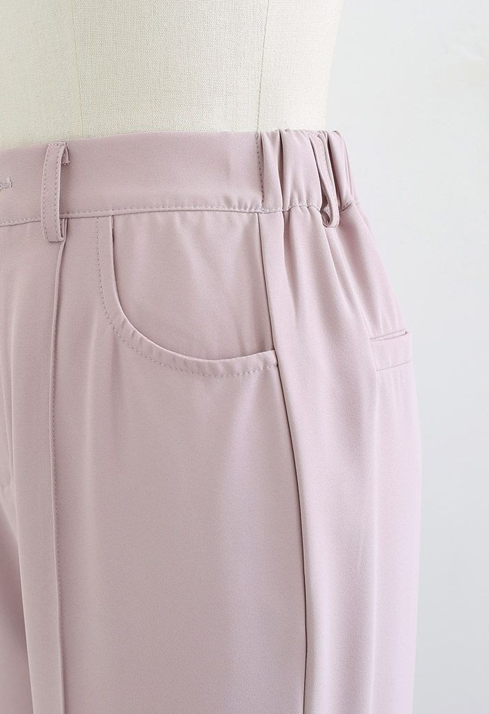 Breezy Solid Color Casual Pants in Pink | Chicwish