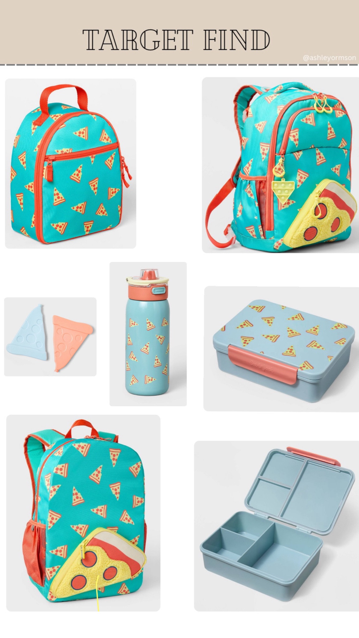 Target Pizza Backpack/Lunchbox Collection. 

#LTKFindsUnder50 #LTKFamily #LTKKids