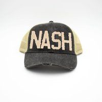 Nash Black Trucker Hat | Etsy (US)