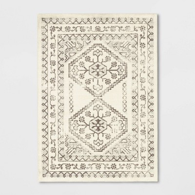 Distressed Persian Accent Rug Cream - Threshold™ | Target