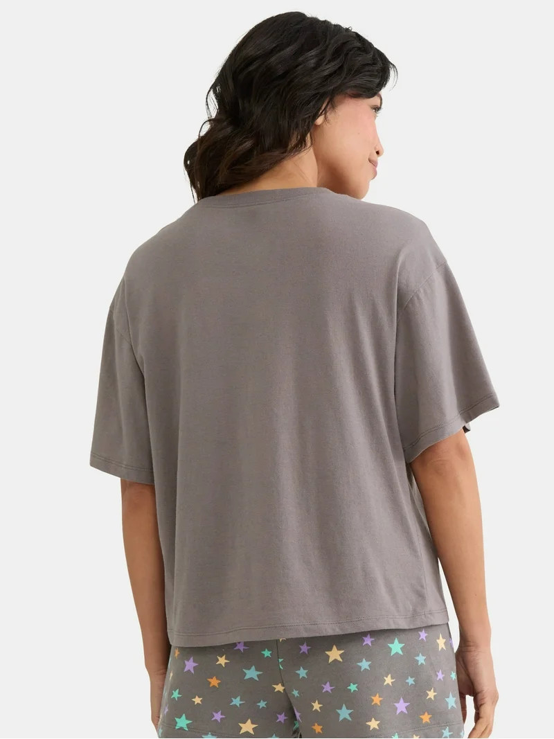 The Beatles Women's Tee and Fleece Shorts Set, 2-Piece | Walmart (US)