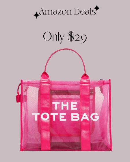 Amazon deals / The Tote Bag Beach Bag Mesh Clear Totes Bag Large with Zipper Travel Tote Bag, Handbags, and Work Totes

#LTKtravel #LTKitbag #LTKfindsunder50