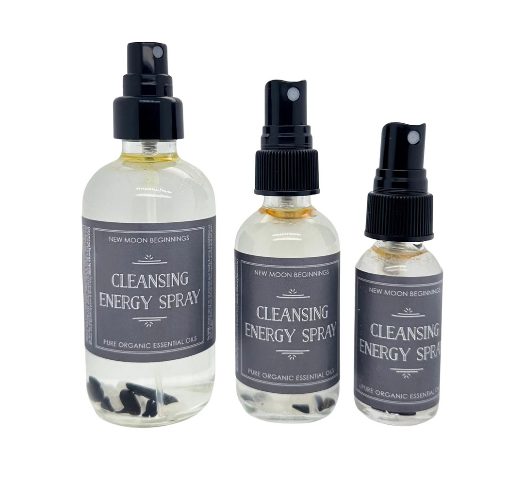 Cleansing Energy Spray - Organic Essential Oil Cleansing Spray - Energy Clearing Mist - Aromather... | Etsy (US)