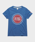 Women's Detroit Pistons Logo | Women's NBA Logo T-Shirt | Homage