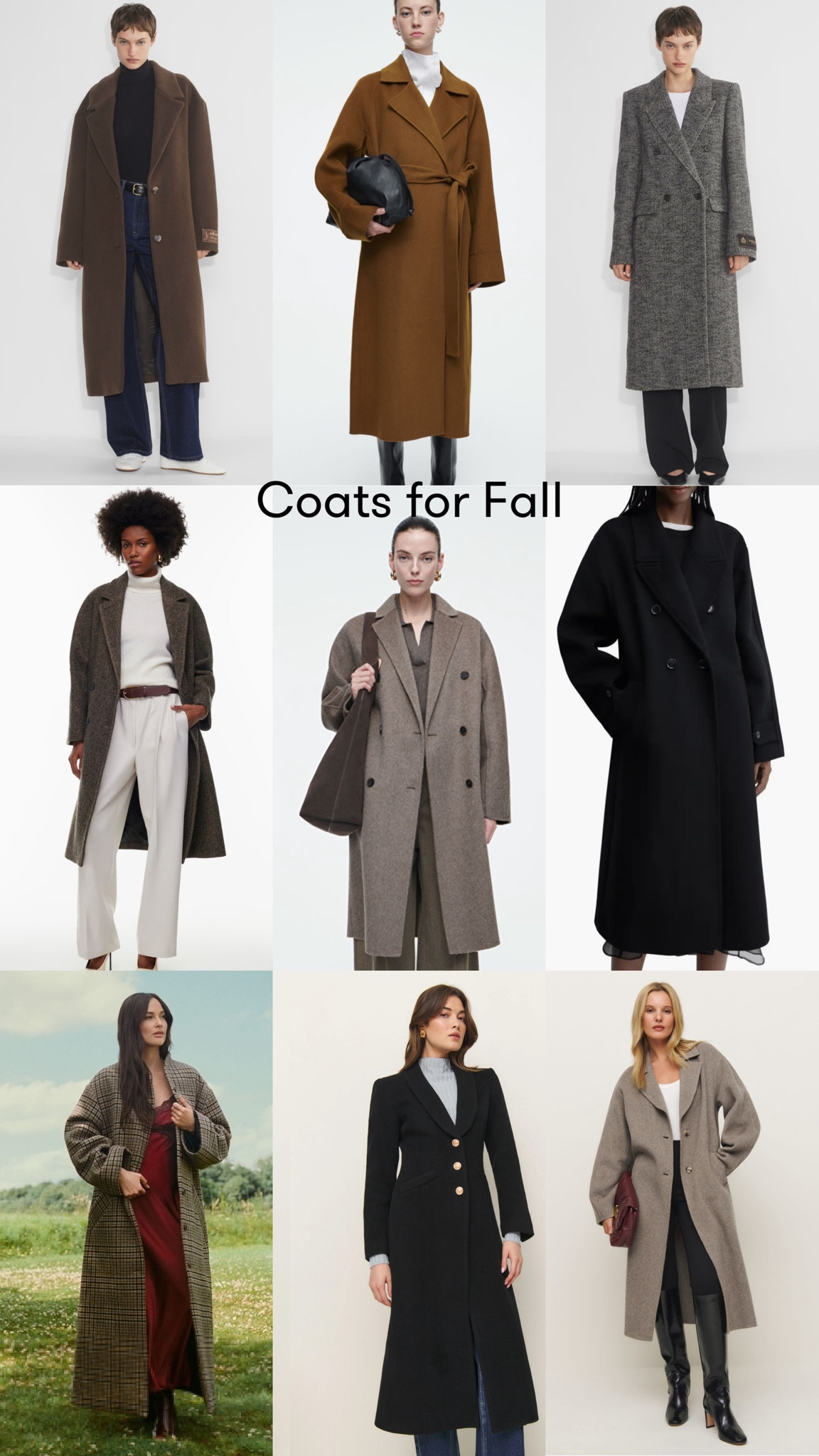 Coats for fall and winter 2024! Find all the links for the affordable coats from Aritzia, COS, Reformation, and Mango here!

Fall coat, long coat, winter coat, wool coat, tailored coat, grey coat, brown coat, brushed coat, toe-belt coat, trench coat, double breasted coat, black coat, warm coat, fashionable coat


#LTKstyletip #LTKcanada #LTKautumn