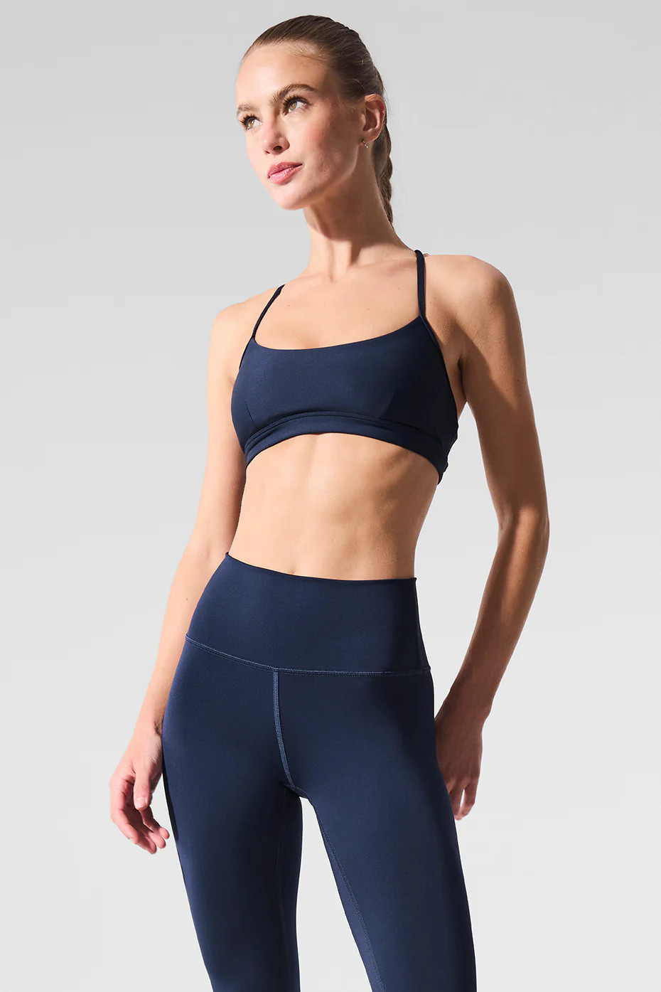Alo Yoga� | Airlift Intrigue Bra in Navy Blue, Size: 2XS | Alo Yoga