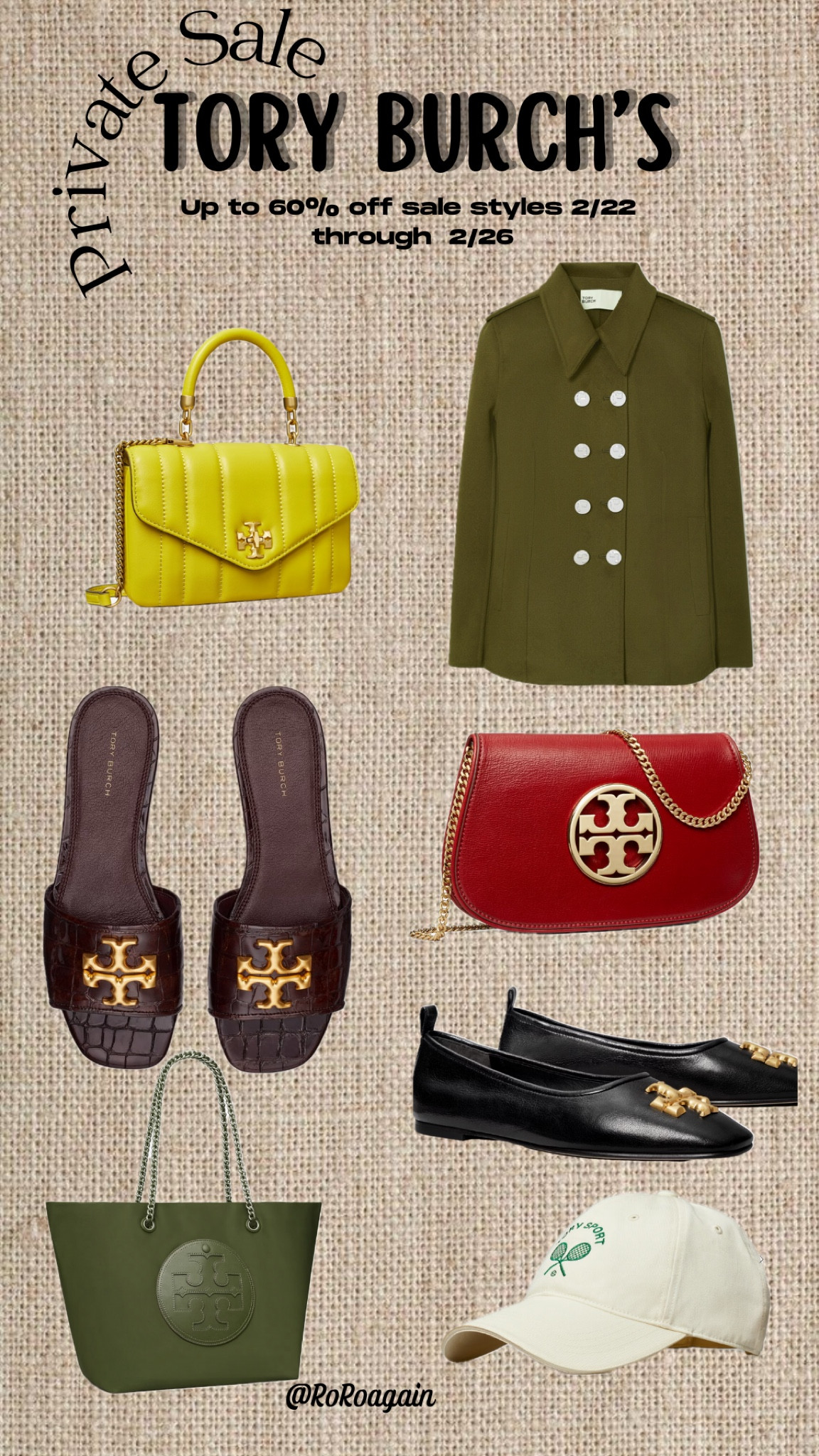 Private sale Tory Burch’s up to 60% off sale 👍🏾 #toryburchs #sale

#LTKSeasonal #LTKSpringSale #LTKsalealert