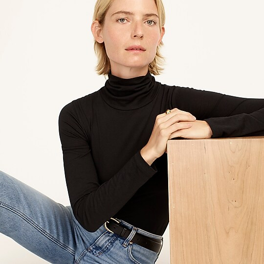 J.Crew: Tissue Turtleneck For Women | J. Crew US