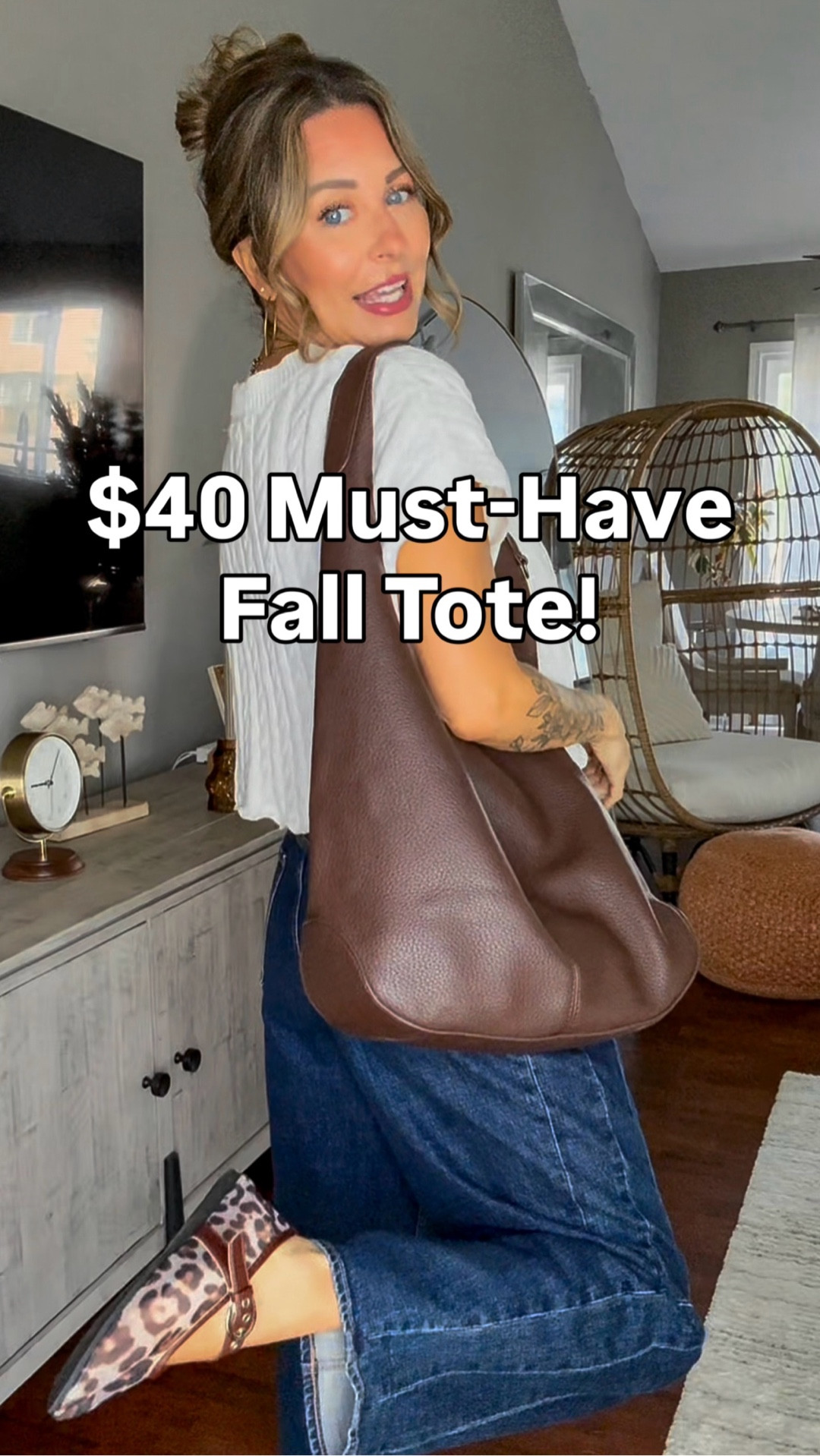 The BEST $30 Fall Tote! 🤎

Old Navy dark denim barrel jeans = my go-to for fall 🍂 Paired with this rich chocolate brown tote that looks way more expensive than it is 🤌🏼 I used it so much last fall & winter!

And these leopard mesh flats? Comfy, breathable, and the easiest way to make any outfit pop 🐆

Poll: Are you into the dark denim trend? Vote below!👖

Comment TOTE to get the links sent straight to you!


#LTKFindsUnder50 #LTKItBag #LTKSeasonal