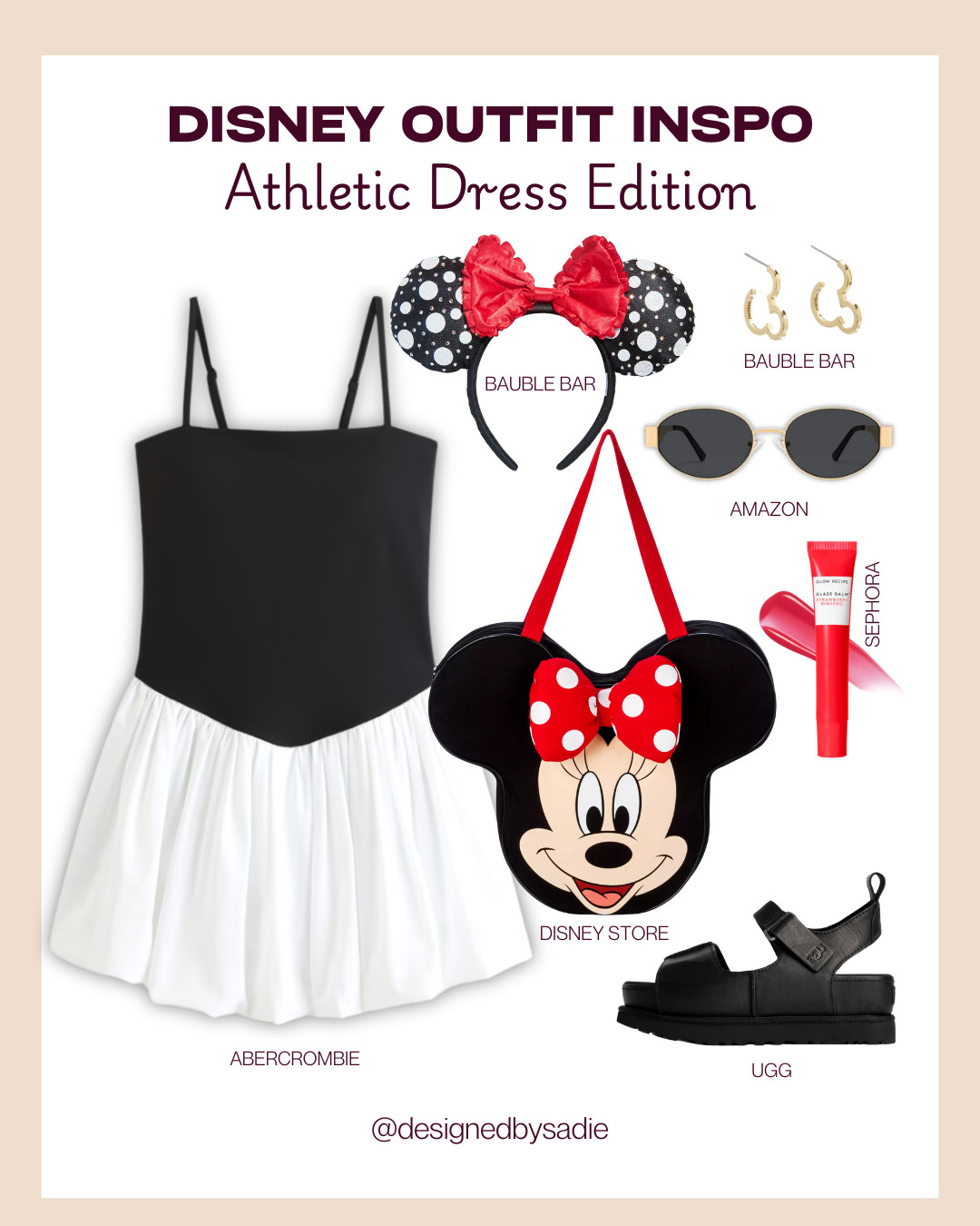 Disney Mom outfit inspo! ☀️🎀 Stay cool, cute & comfy this summer with the cutest athletic dresses — perfect for park days, chasing littles, and matching your accessories like a pro. Linked my go-to Disney looks for your next magical vacation! ✨👟🎒 #DisneyMomStyle #LTKtravel #AthleticDressStyle 

 #LTKSummerEdit #LTKTravel #LTKFamily